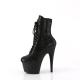 Chaussure pole dance noire en strass à talon aiguille | hight heels