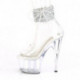 Chaussure Pole dance 18 cm et bride cheville à paillettes Pleaser Shoes