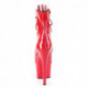 Talon aiguille rouge vernis 18 cm, bout ouvert