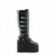 Botte gothique Demonia swing 815 noire vernie