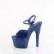 chaussure plateforme bleue nuit à paillettes talon 18 cm plateforme 7 cm Pleaser shoes