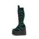 Botte haute Demonia Cult swing 815 velours vert émeraude